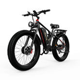 Duotts S26 Electric Bike - 750W*2 Motors 960WH Battery 60KM Range - Black